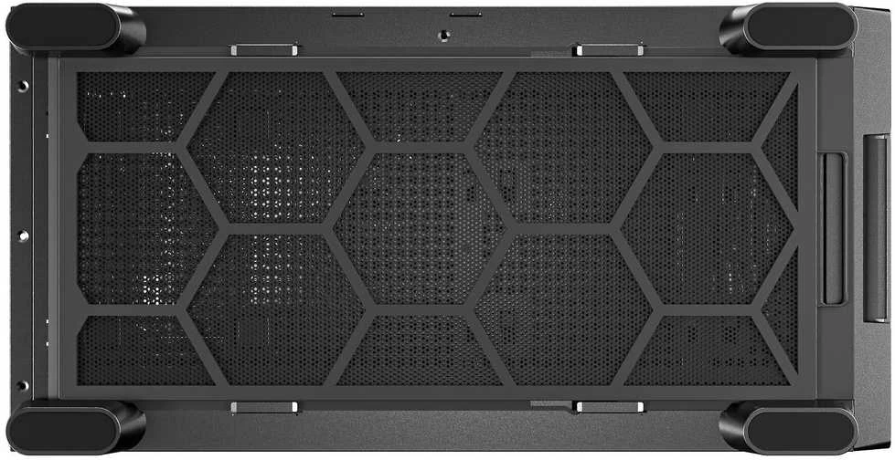 „Antec Flux“ kompiuterio korpusas, vidutinio dydžio bokštas, E-ATX, grūdintas stiklas – Juodas