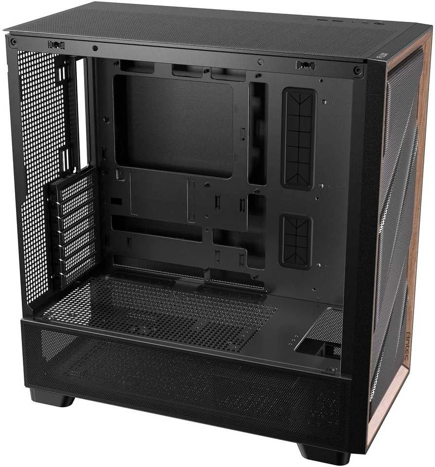 „Antec Flux“ kompiuterio korpusas, vidutinio dydžio bokštas, E-ATX, grūdintas stiklas – Juodas