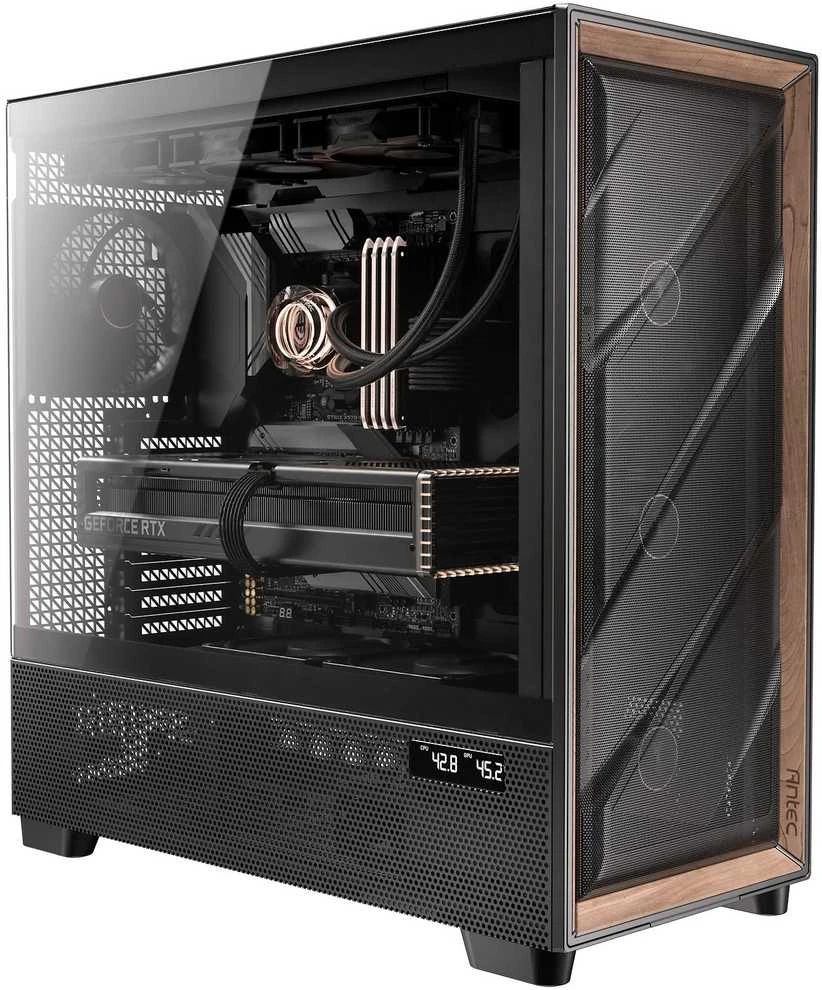 Kompiuterio korpusas Antec Flux Pro, juodas (0-761345-10154-7)