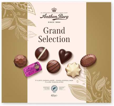 Anthon Berg „Grand Selection“ šokolado dėžutė, 400g