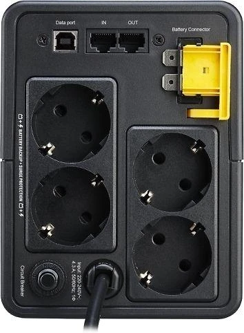 APC BACK-UPS 1600VA, 230V, AVR, SCHUKO SOCKETS