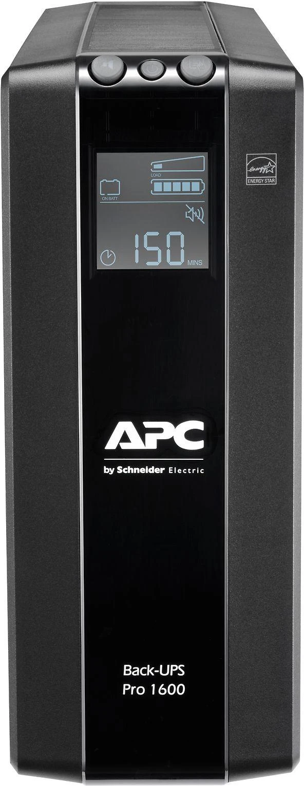 APC BACK UPS PRO BR 1600VA, 8 OUTLETS, AVR, LCD SĄSAJA