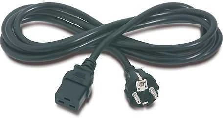 APC AP9875 maitinimo kabelis Juoda 2,5 m C19 šakotuvas CEE7/7