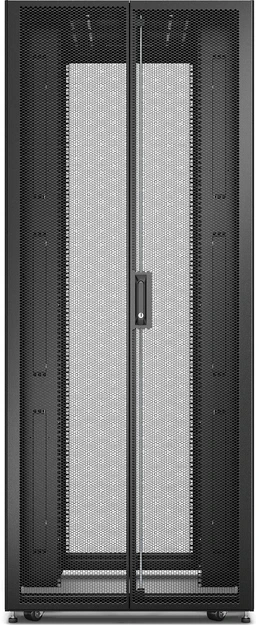 Schneider Electric APC EASY RACK 800MM/42U/800MM WITH ROOF, SIDE PANEL,CASTORS,FEET AND 4 BRACKETS, NO BOTTOM, Juodas