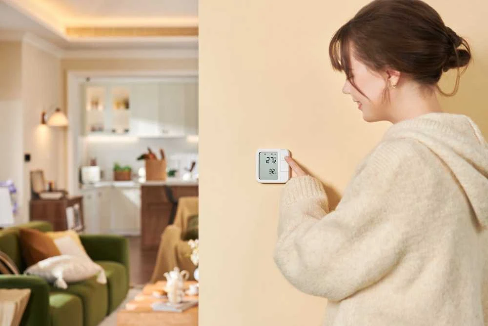 Aqara klimato jutiklis W100 | Klimato jutiklis | Sriegis/Zigbee