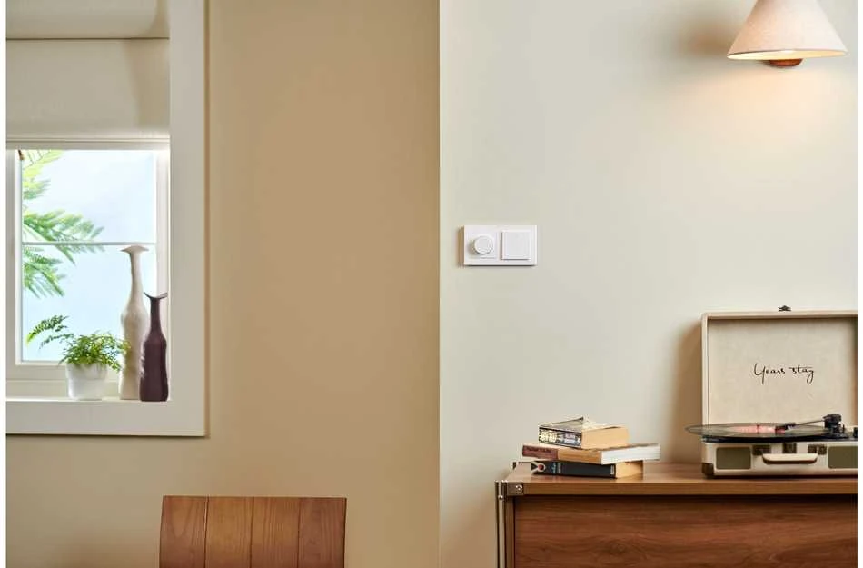 Aqara H2 Dimmer Switch išmanusis Zigbee ir Thread 1 kanalo Šviesos reguliatorius baltas
