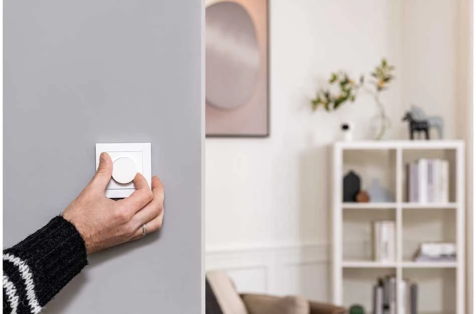 Aqara H2 Dimmer Switch išmanusis Zigbee ir Thread 1 kanalo Šviesos reguliatorius baltas