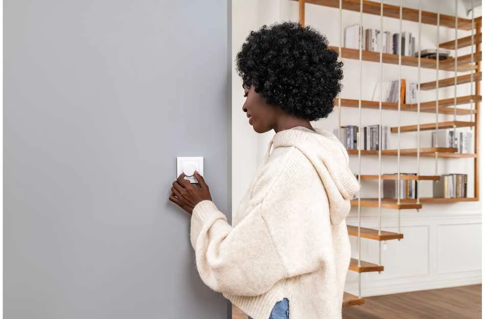 Aqara H2 Dimmer Switch išmanusis Zigbee ir Thread 1 kanalo Šviesos reguliatorius baltas
