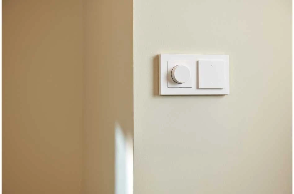 Aqara H2 Dimmer Switch išmanusis Zigbee ir Thread 1 kanalo Šviesos reguliatorius baltas