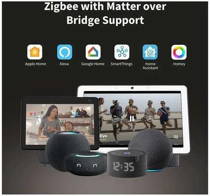 Aqara Ekranas Switch V1 Išmanus 2 kanalų zigbee, Bluetooth jungiklis (WS-K02D)