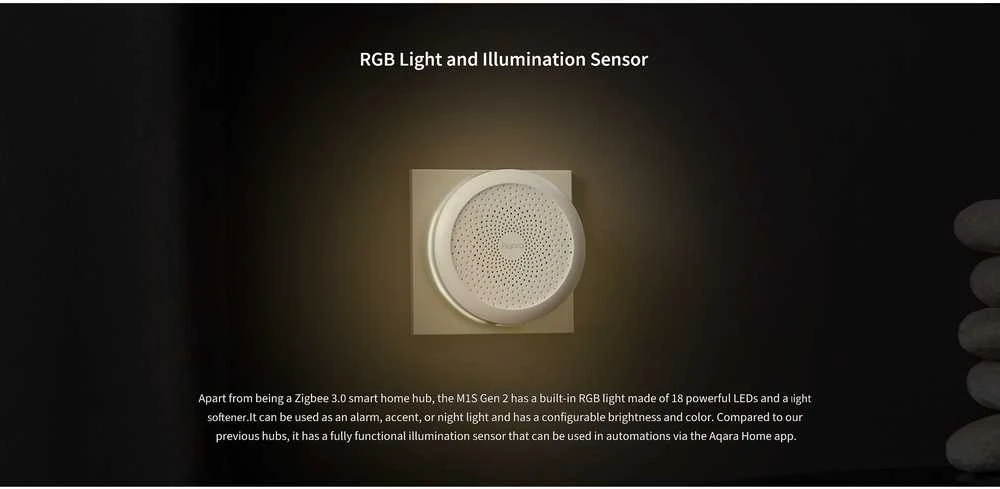 Aqara M1S Gen 2 išmanioji Zigbee centralė HM1S-G02