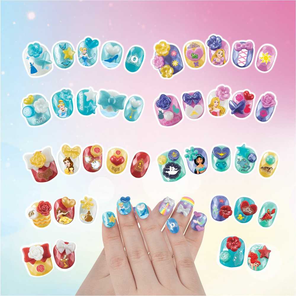 Vaikiškas nagų dekoravimo rinkinys Epoch Aquabeads Disney Princess
