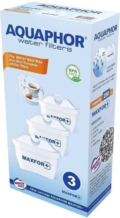 Pakaitinė vandens filtro kasetė Aquaphor MAXFOR+ 3 vnt.