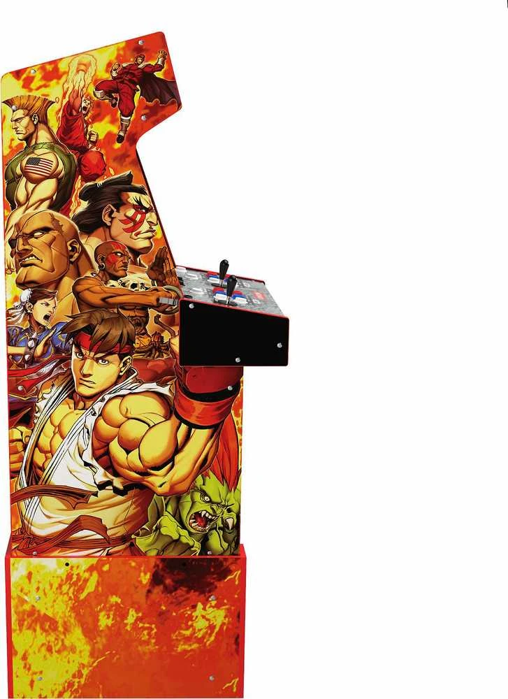 „Street Fighter Capcom“ žaidimų konsolė „Retro Arcade1up 14“ su „Wi-Fi“ ryšiu
