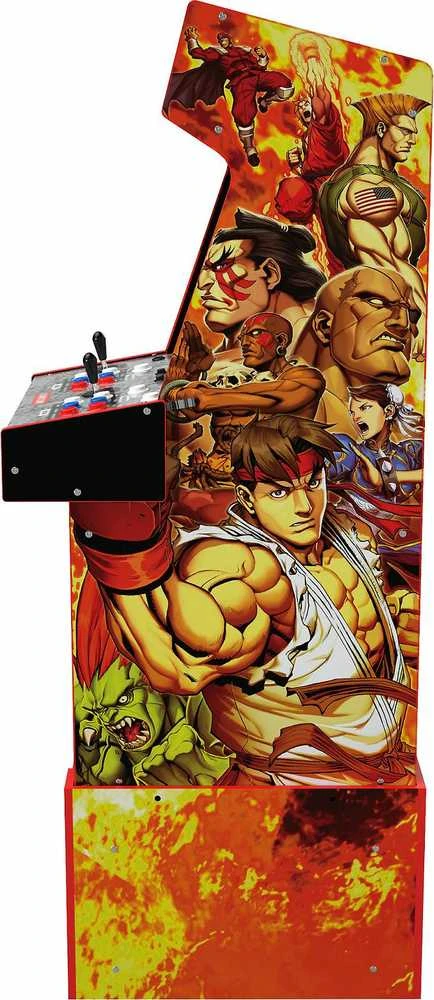 „Street Fighter Capcom“ žaidimų konsolė „Retro Arcade1up 14“ su „Wi-Fi“ ryšiu