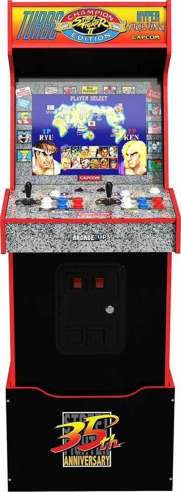 „Street Fighter Capcom“ žaidimų konsolė „Retro Arcade1up 14“ su „Wi-Fi“ ryšiu