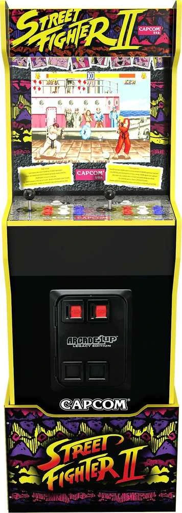 „Street Fighter Capcom“ žaidimų konsolė „Retro Arcade1up 14“ su „Wi-Fi“ ryšiu
