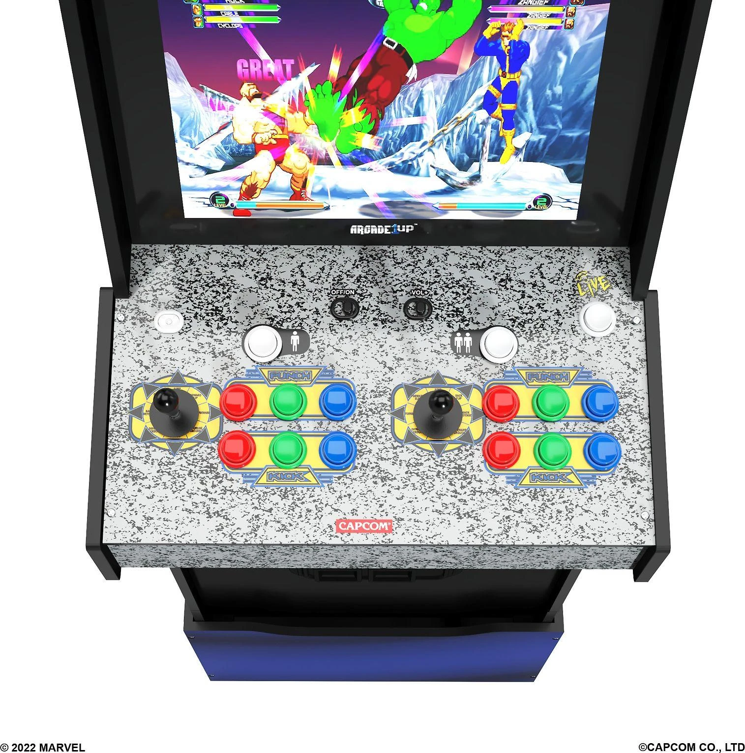 ARCADE 1 Up Marvel Vs Capcom 2 žaidimų automatas