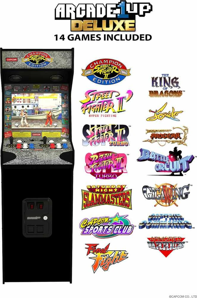 ARCADE 1 Up – Street Fighter Deluxe arkadinis aparatas