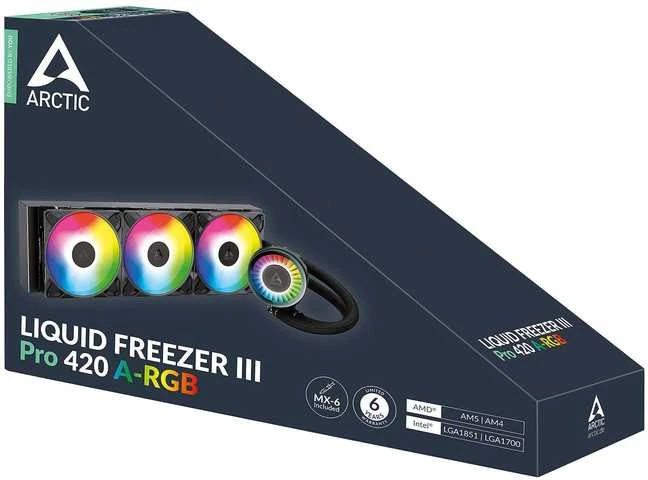 ARCTIC Liquid Šaldiklis III Pro - 420 A-RGB procesoriaus aušintuvas