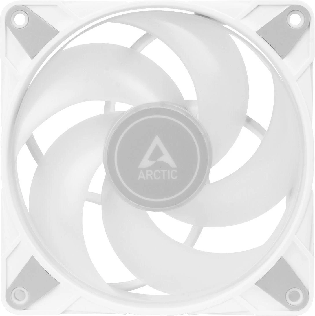 ARCTIC P12 PWM PST A-RGB korpuso ventiliatorius, 4-pin, 120mm, baltas