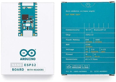 Arduino Nano ESP32 su jungtimis - ABX00083