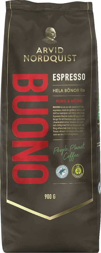 Arvid Nordquist Espresso Buono espreso pupelės, 900 g