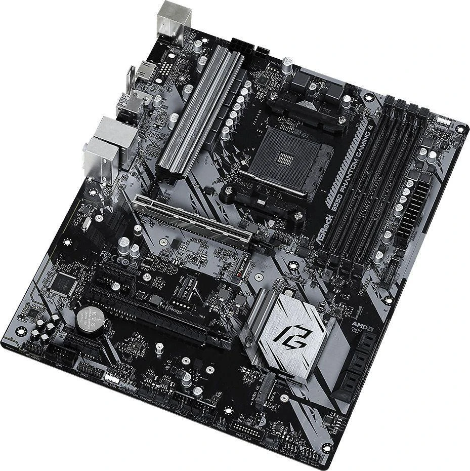 Pagrindinė plokštė ASROCK B550 Phantom Gaming 4 ATX MB 3rd Gen AMD AM4 Socket DDR4 4733+ 1 x3.0 x16 x4.0 PCIe HDMI 7.1 CH HD 6 SATA3 8 USB 3.2 Gen1