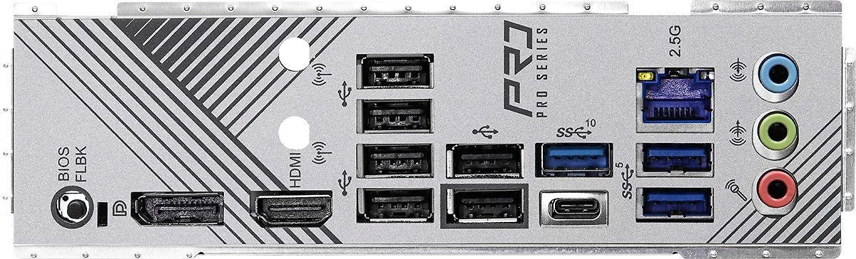 Pagrindinė plokštė ASROCK B650 PRO RS ATX MB AM5 4xDIMM DDR5