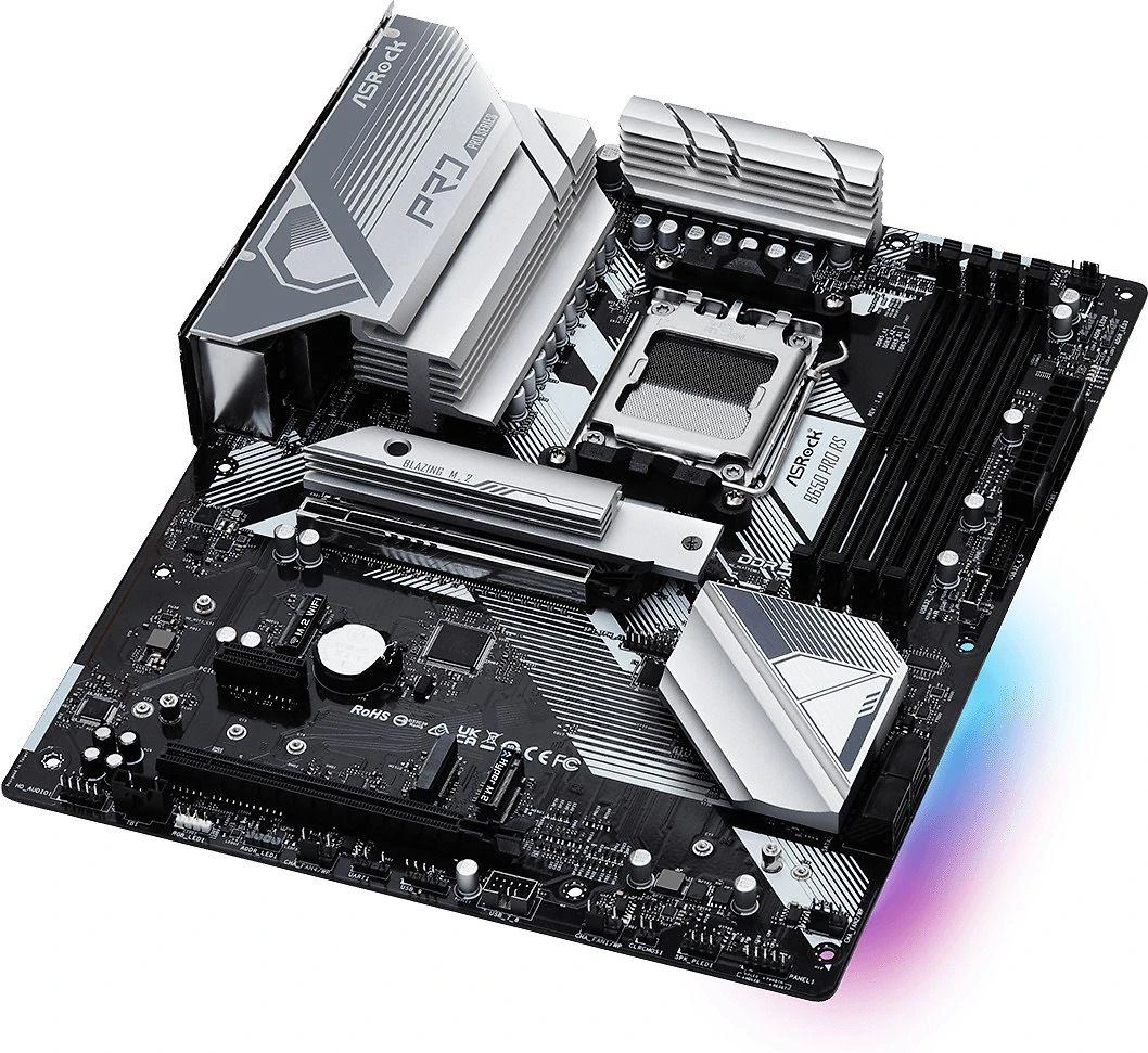 Pagrindinė plokštė ASROCK B650 PRO RS ATX MB AM5 4xDIMM DDR5