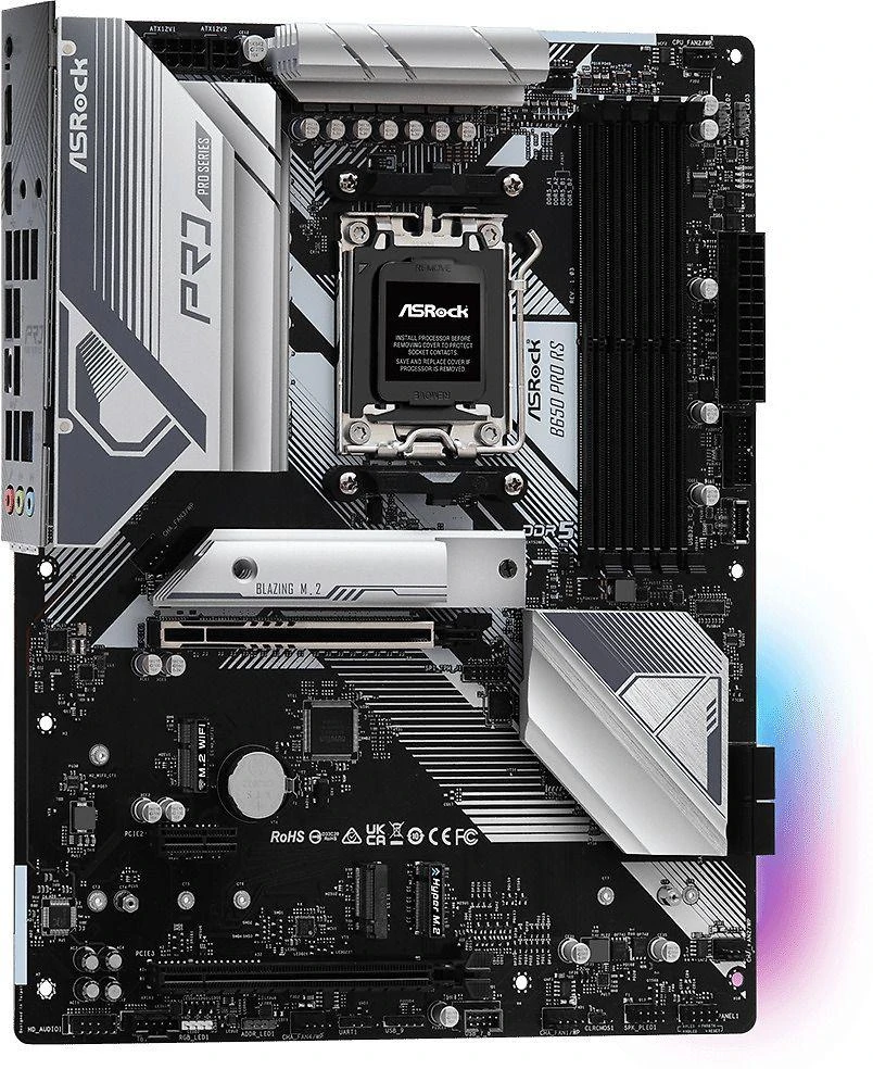 Pagrindinė plokštė ASROCK B650 PRO RS ATX MB AM5 4xDIMM DDR5
