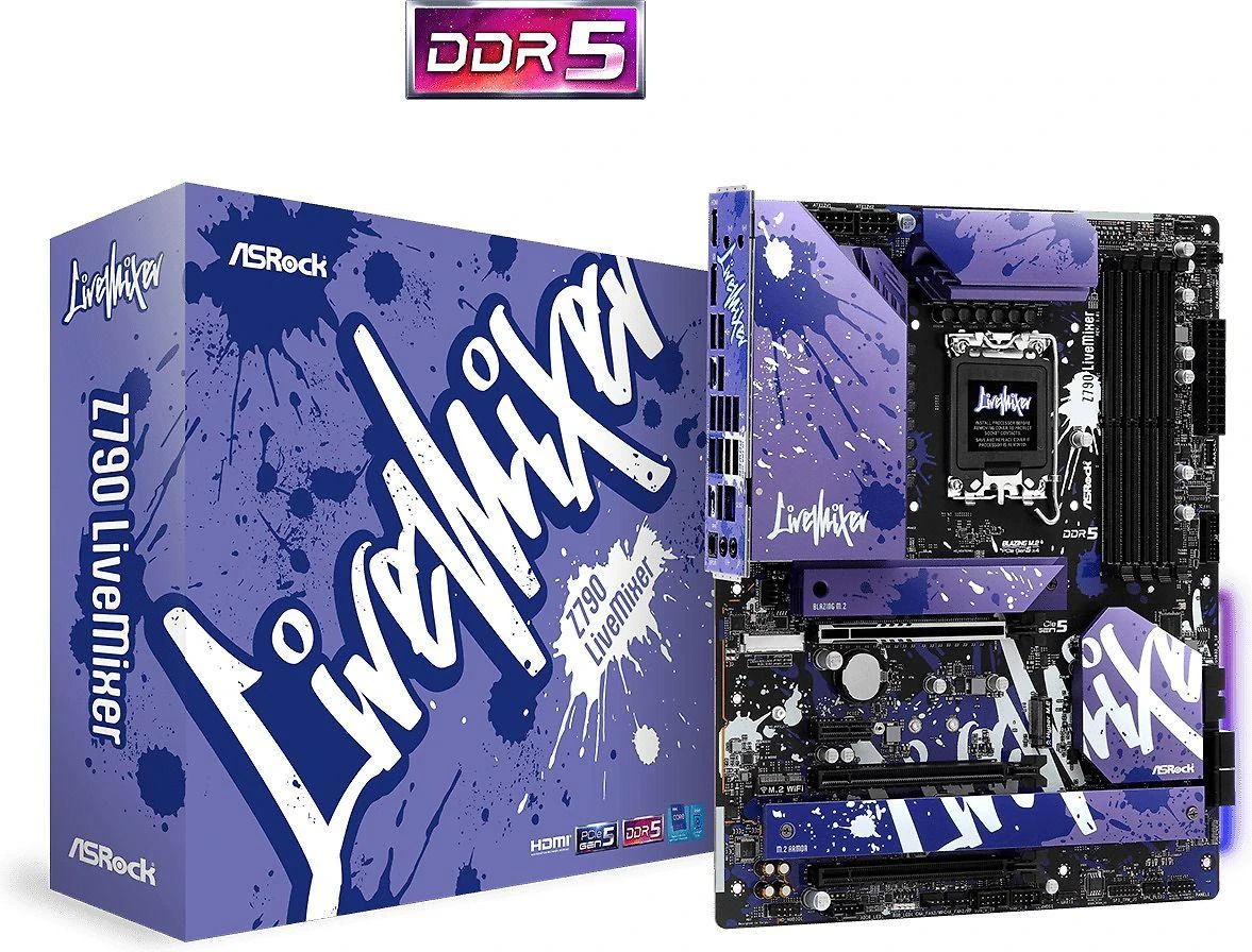 Pagrindinė plokštė ASRock Z790 LiveMixer