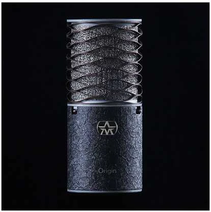 ASO Aston Microphones Origin Juodas Bundle Mikrofonas pojemnościowy + uchwyt + pop filtras