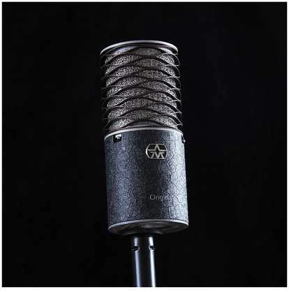 ASO Aston Microphones Origin Juodas Bundle Mikrofonas pojemnościowy + uchwyt + pop filtras