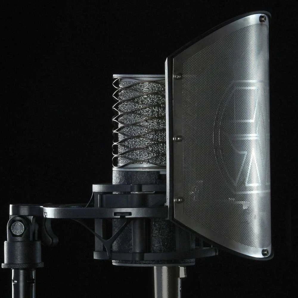 ASO Aston Microphones Origin Juodas Bundle Mikrofonas pojemnościowy + uchwyt + pop filtras