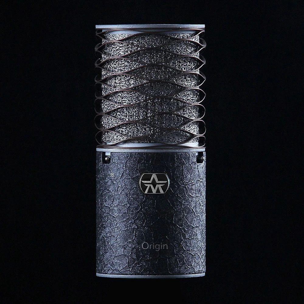 ASO Aston Microphones Origin Juodas Bundle Mikrofonas pojemnościowy + uchwyt + pop filtras