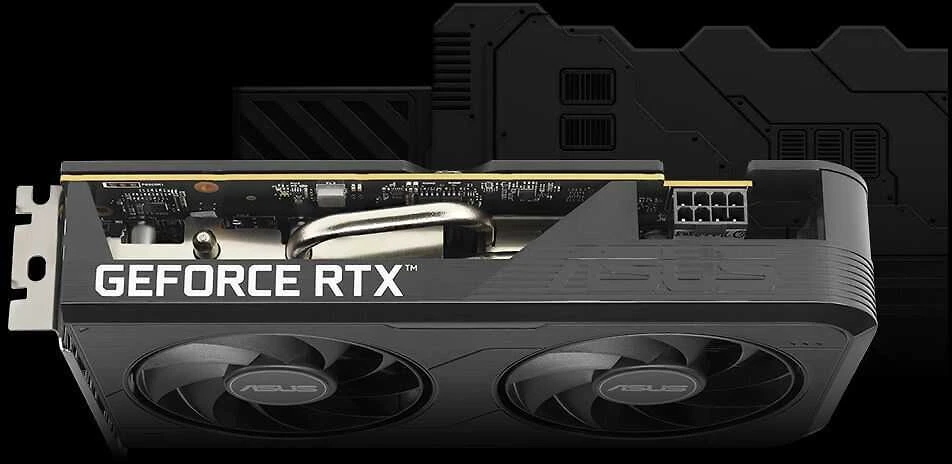 ASUS dviguba NVIDIA GeForce RTX 5050 8 GB OC vaizdo plokštė
