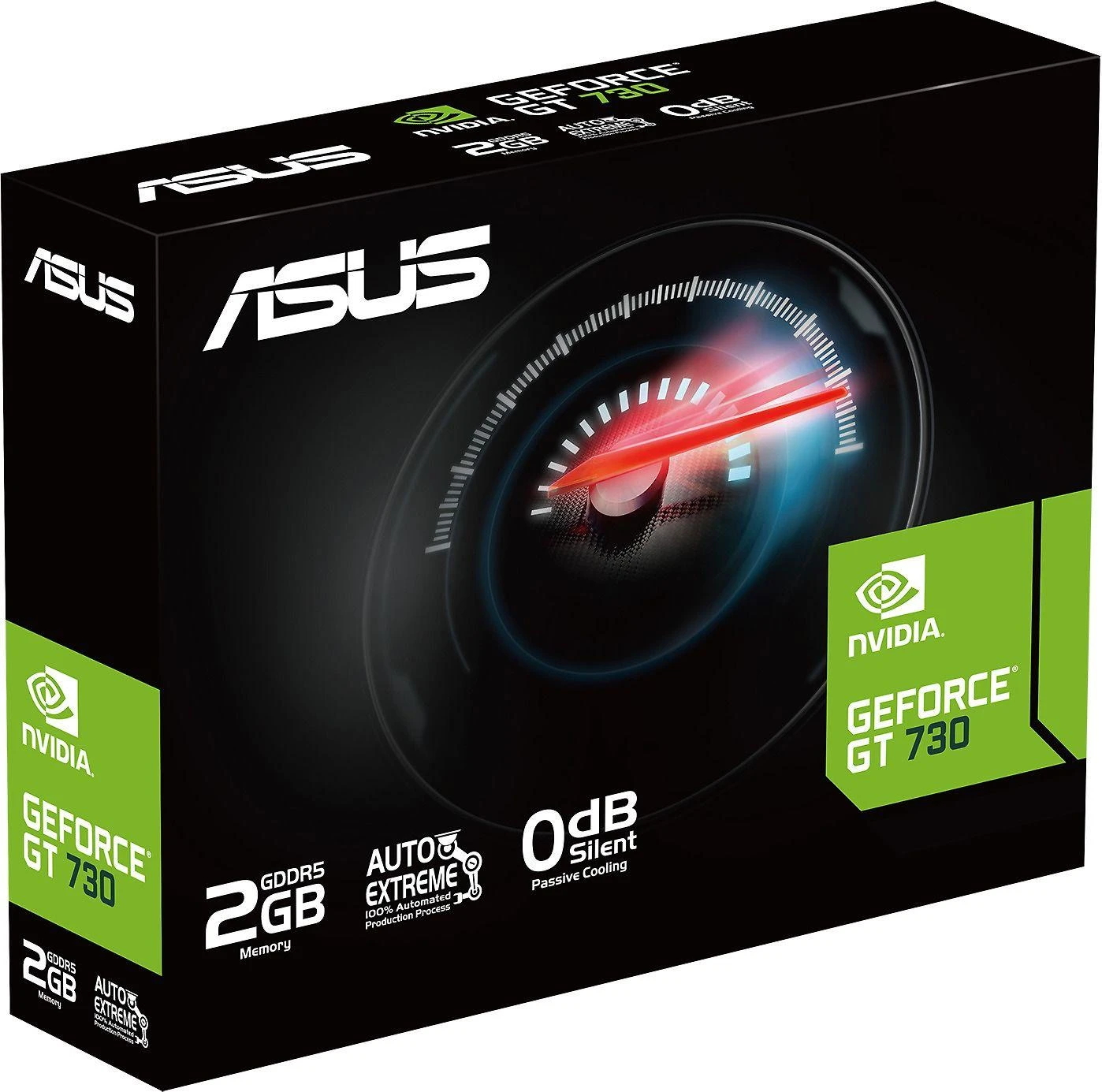 Vaizdo plokštė Asus | GT730-4H-SL-2GD5 | NVIDIA | 2 GB | GeForce GT 730 | GDDR5 | HDMI jungtys kiekis 4 | PCI Express 2.0 | Atminties taktinis dažnis 5010 MHz | Procesoriaus dažnis 902 MHz