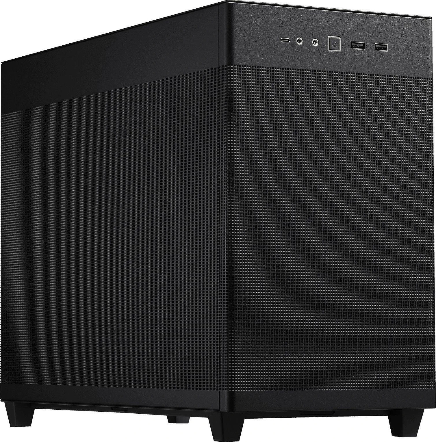 Kompiuterio korpusas ASUS Prime AP201 MicroATX Case/Juodos spalvos