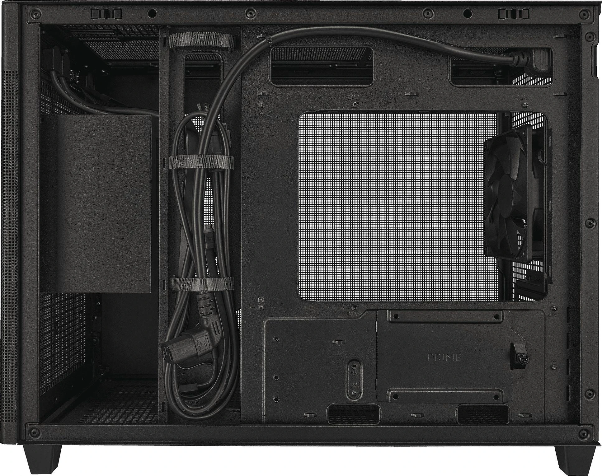 Kompiuterio korpusas ASUS Prime AP201 MicroATX Case/Juodos spalvos