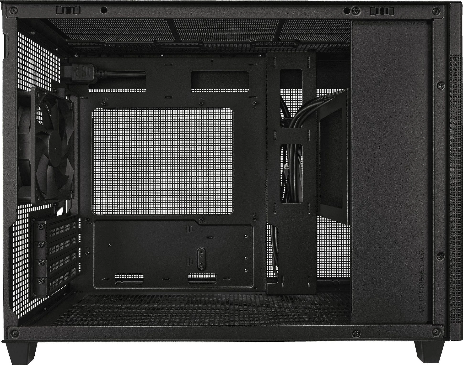 Kompiuterio korpusas ASUS Prime AP201 MicroATX Case/Juodos spalvos