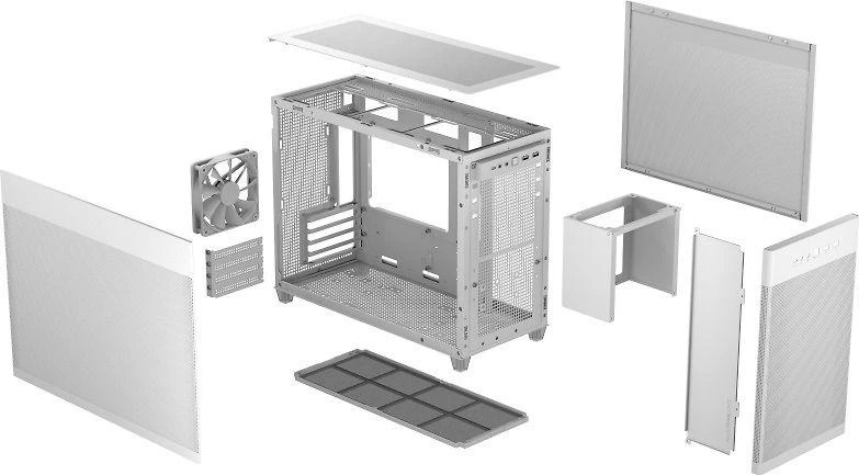 Kompiuterio korpusas ASUS Prime AP201 MicroATX Case/Baltos spalvos