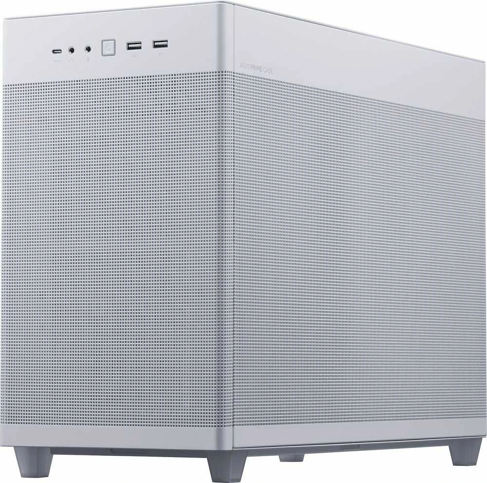 ASUS AP201 PRIME mATX CASE MESH TG Baltas