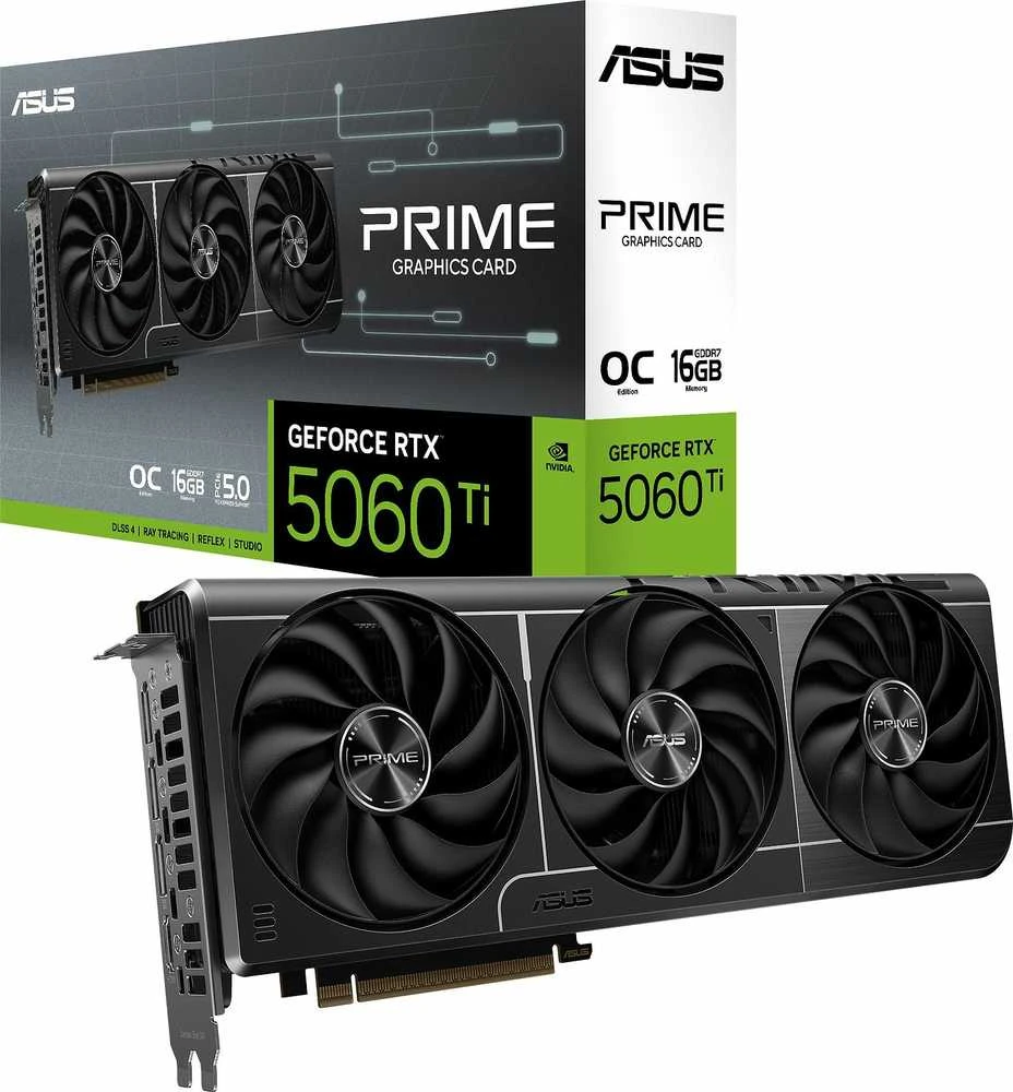 Vaizdo plokštė ASUS PRIME RTX 5060 TI OC 16GB