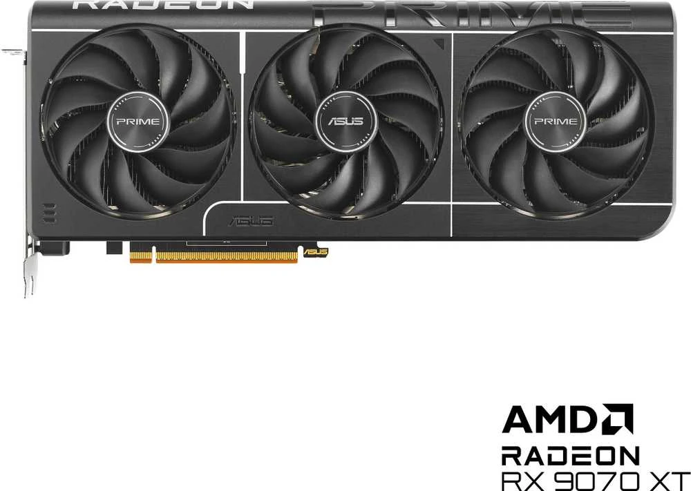 Vaizdo plokštė ASUS Prime -RX9070XT-O16G AMD Radeon RX 9070 XT 16 GB GDDR6