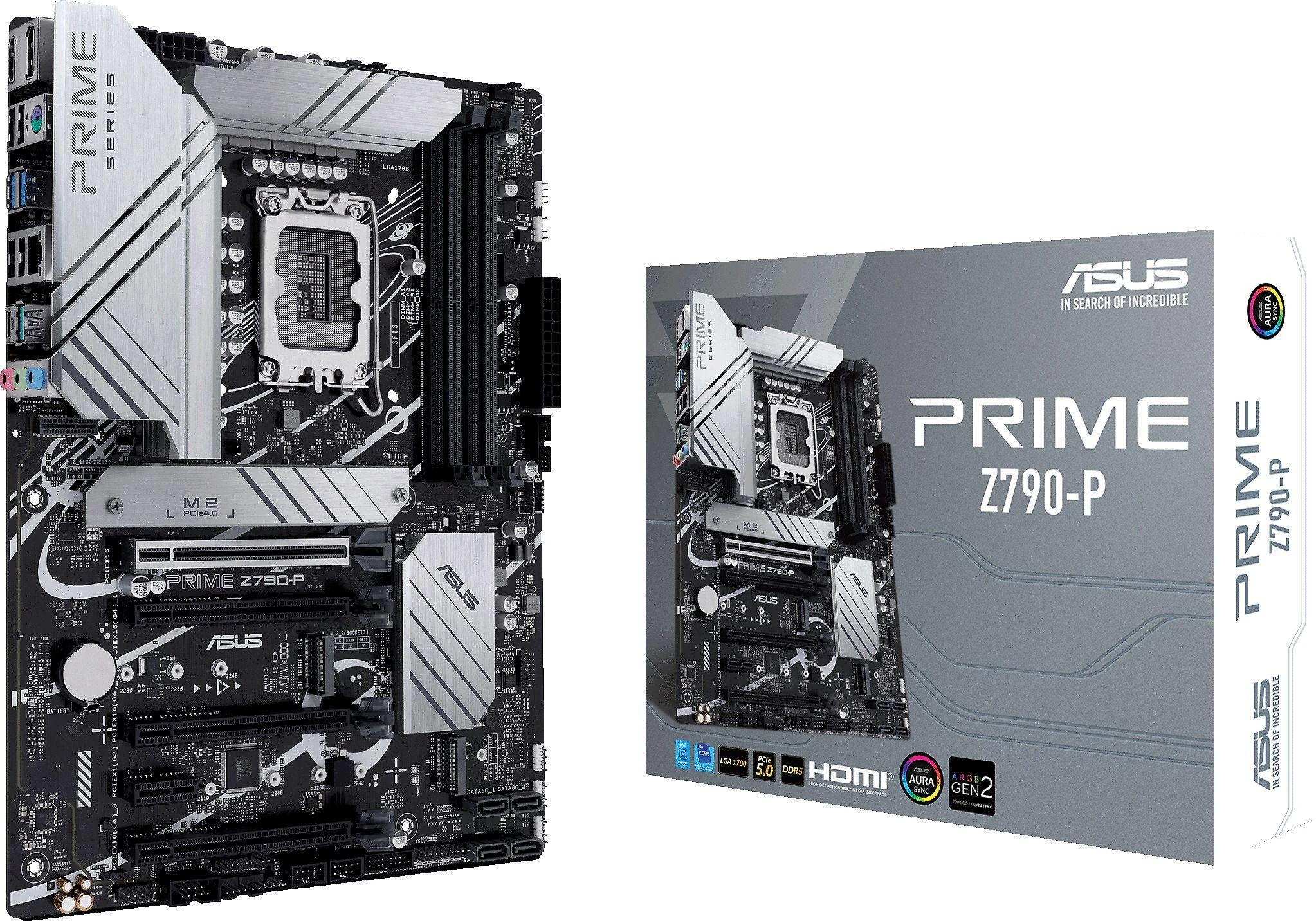 Pagrindinė plokštė ASUS Intel Z790/LGA1700/ATX/Memory DDR5/Atminties lizdai 4/1xPCI-Express 3.0 1x/3xPCI-Express 4.0 16x/1xPCI-Express 5.0 16x/3xM.2/1xHDMI/1xDisplayPort/4xUSB 2.0/3xUSB 3.2/1xUSB-C/1xPS/2/1xRJ45/3xAudio port