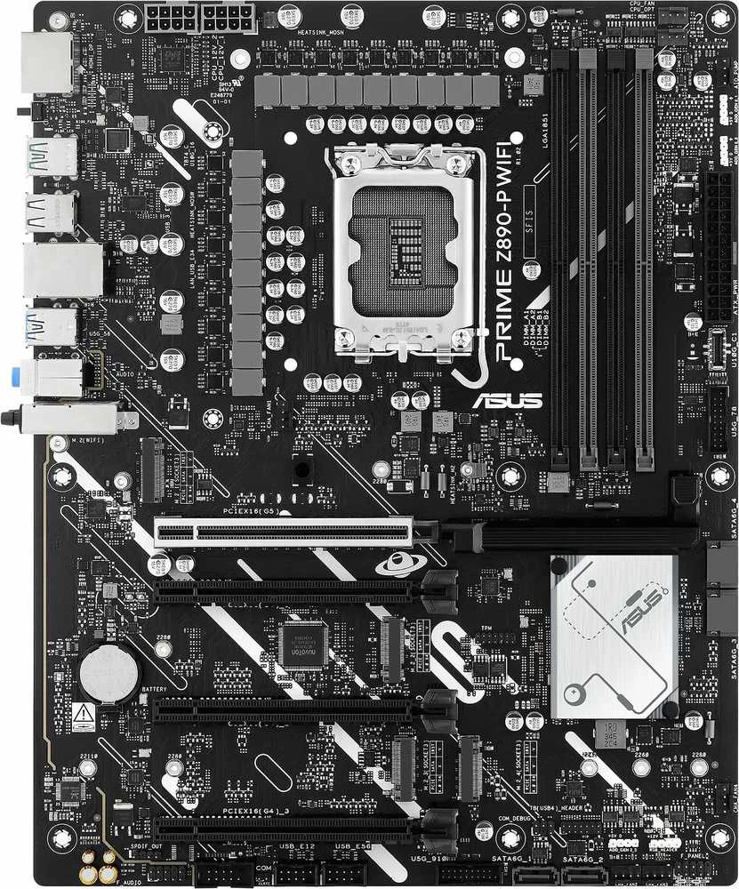 Pagrindinė plokštė ASUS PRIME Z890-P WIFI LGA1851 DDR5 ATX MB