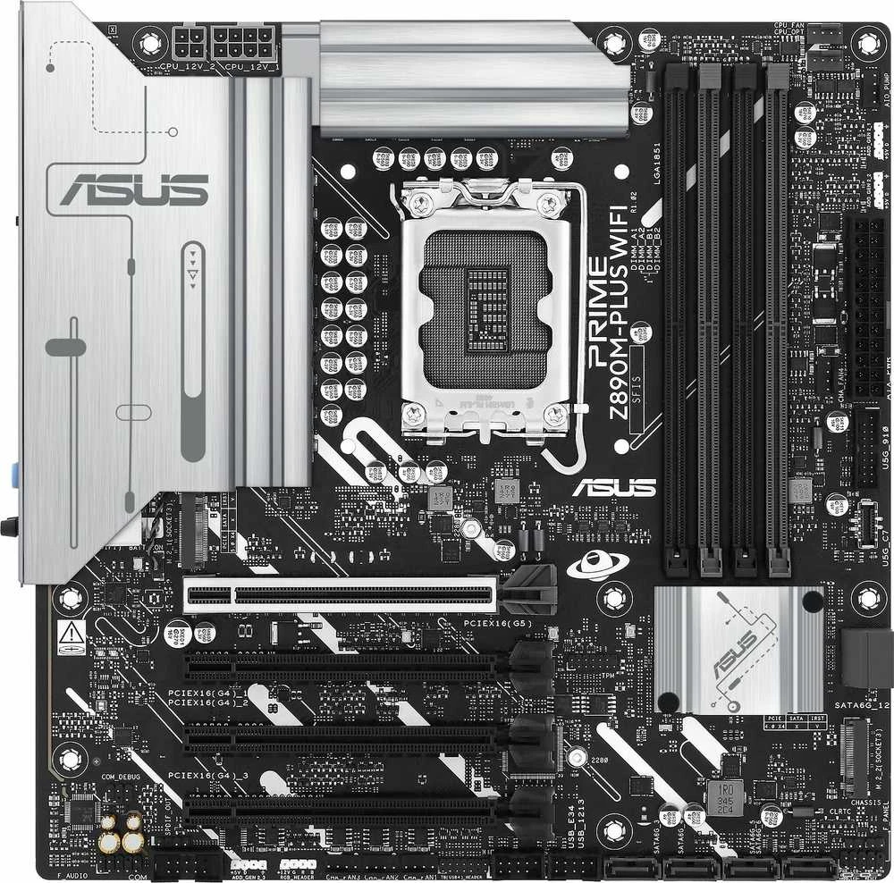 Pagrindinė plokštė Motininė Plokštė - ASUS PRIME Z890M-PLUS WIFI Intel Z890 LGA 1851 micro ATX