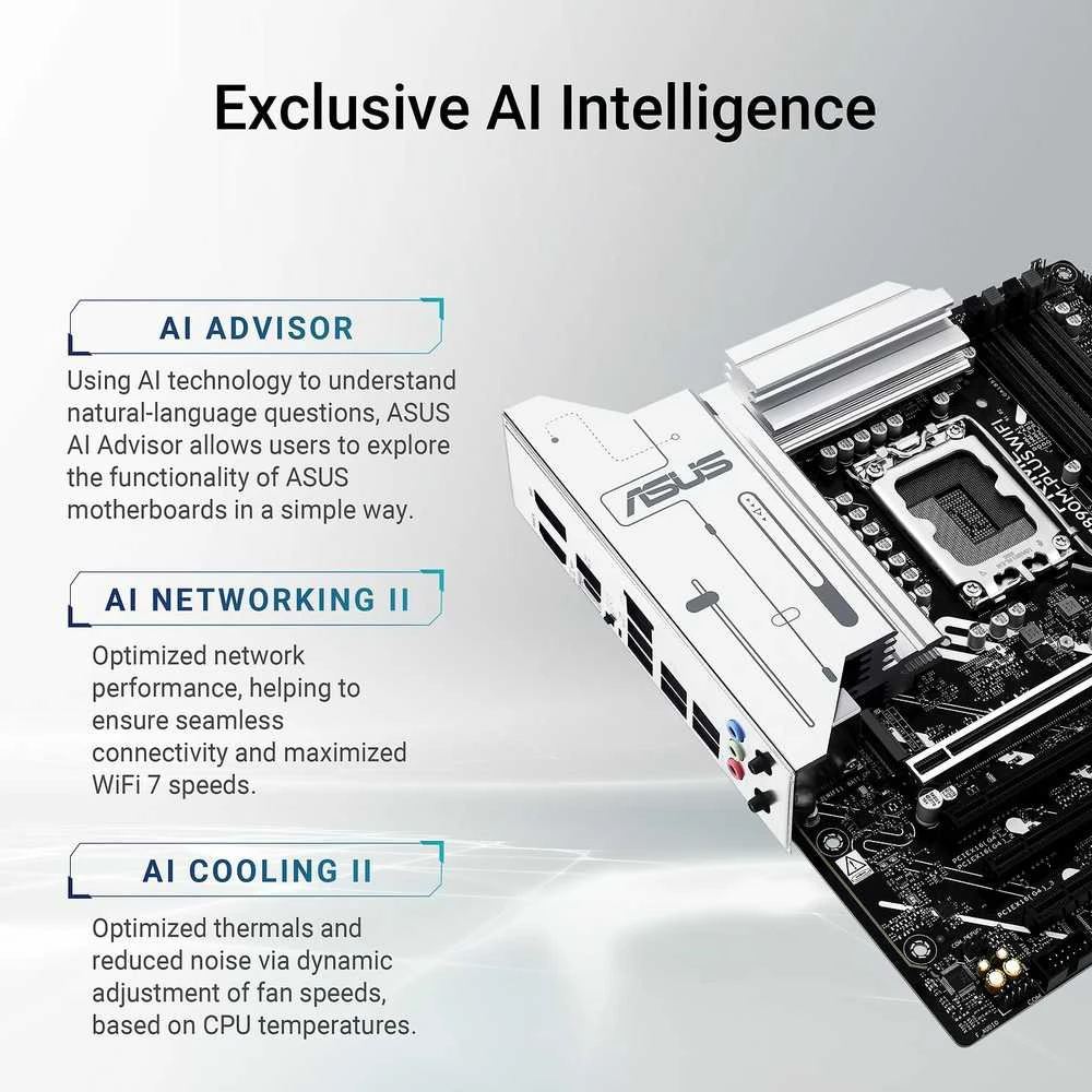Pagrindinė plokštė Motininė Plokštė - ASUS PRIME Z890M-PLUS WIFI Intel Z890 LGA 1851 micro ATX