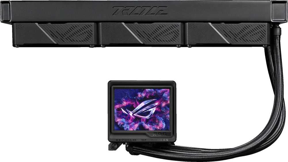 ASUS ROG Ryujin III 360 ARGB Extreme Kompiuterio dėklas All-in-one liquid cooler 12 cm Juodas